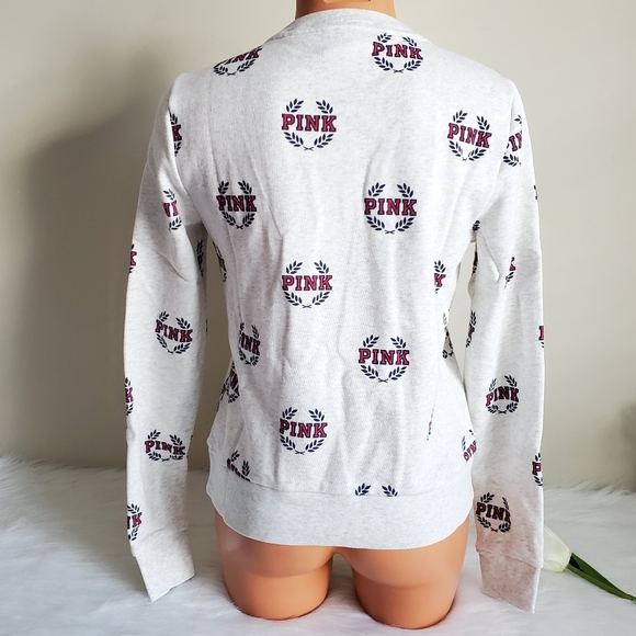 PINK VICTORIA'S SECRET SWEATSHIRT SIZE XS. - Picture 2 of 5